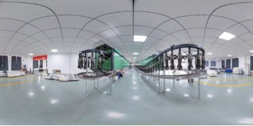 Glue spraying workshop